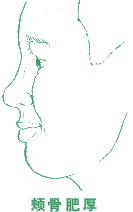 面相脸颊颚透视性格